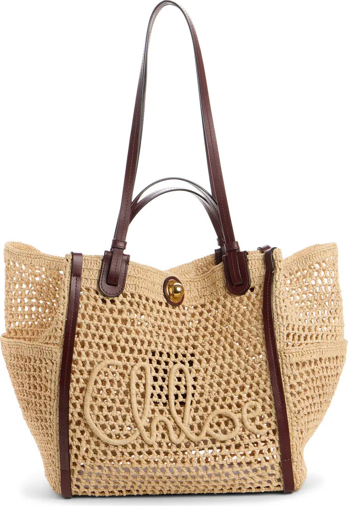 Chloé Summer Banana Raffia Tote | Nordstrom | Nordstrom