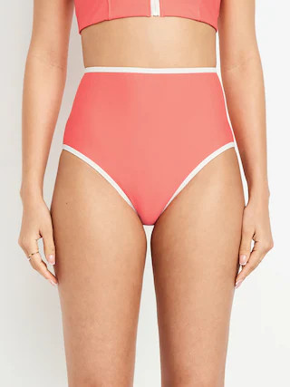 High-Waisted Matte Surf Bottoms | Old Navy (US)