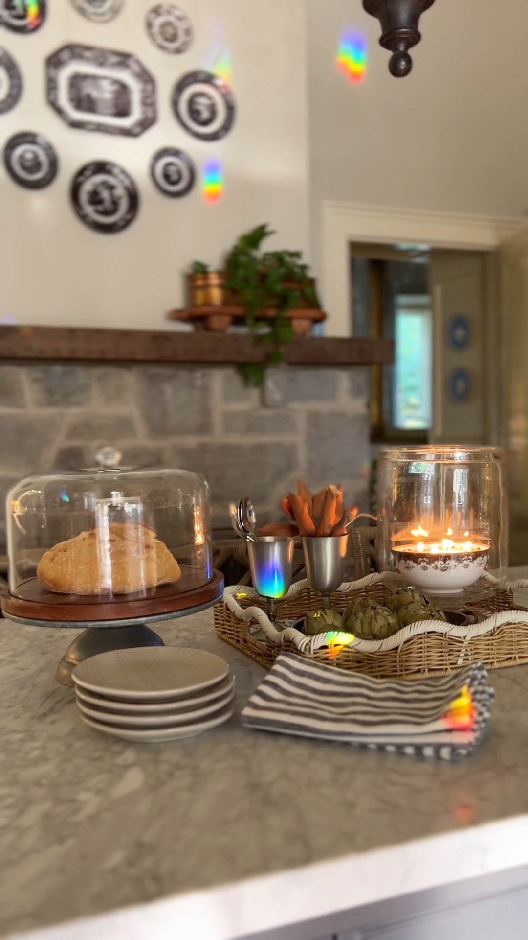 Fall kitchen styling 
Tray styling 

#LTKHome #LTKSeasonal