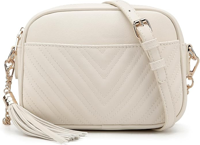 lola mae Quilted Crossbody Bag, Trendy Design Shoulder Purse | Amazon (US)