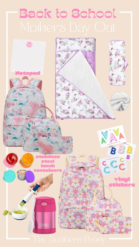Back to school Mother’s Day out with little girls! Budget friendly backpack sets nap mat

Use Code: PEONY10 on all Joy Creative products for 10% off!

#LTKkids #LTKunder50 #LTKBacktoSchool