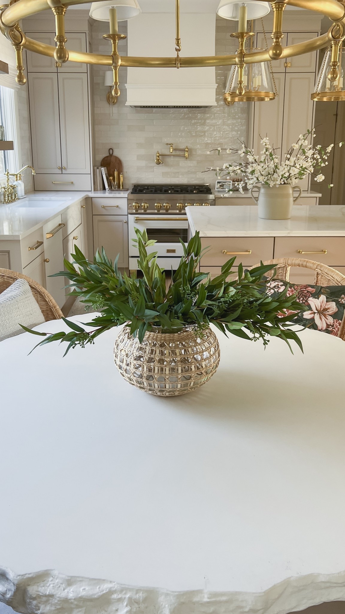 This rattan wrapped vase is 20% off! I have the large size  

#LTKStyleTip #LTKHome #LTKSaleAlert