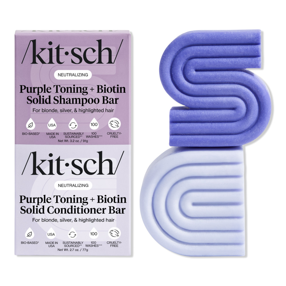 Kitsch Purple Toning Shampoo & Conditioner Bar Combo Pack | Ulta