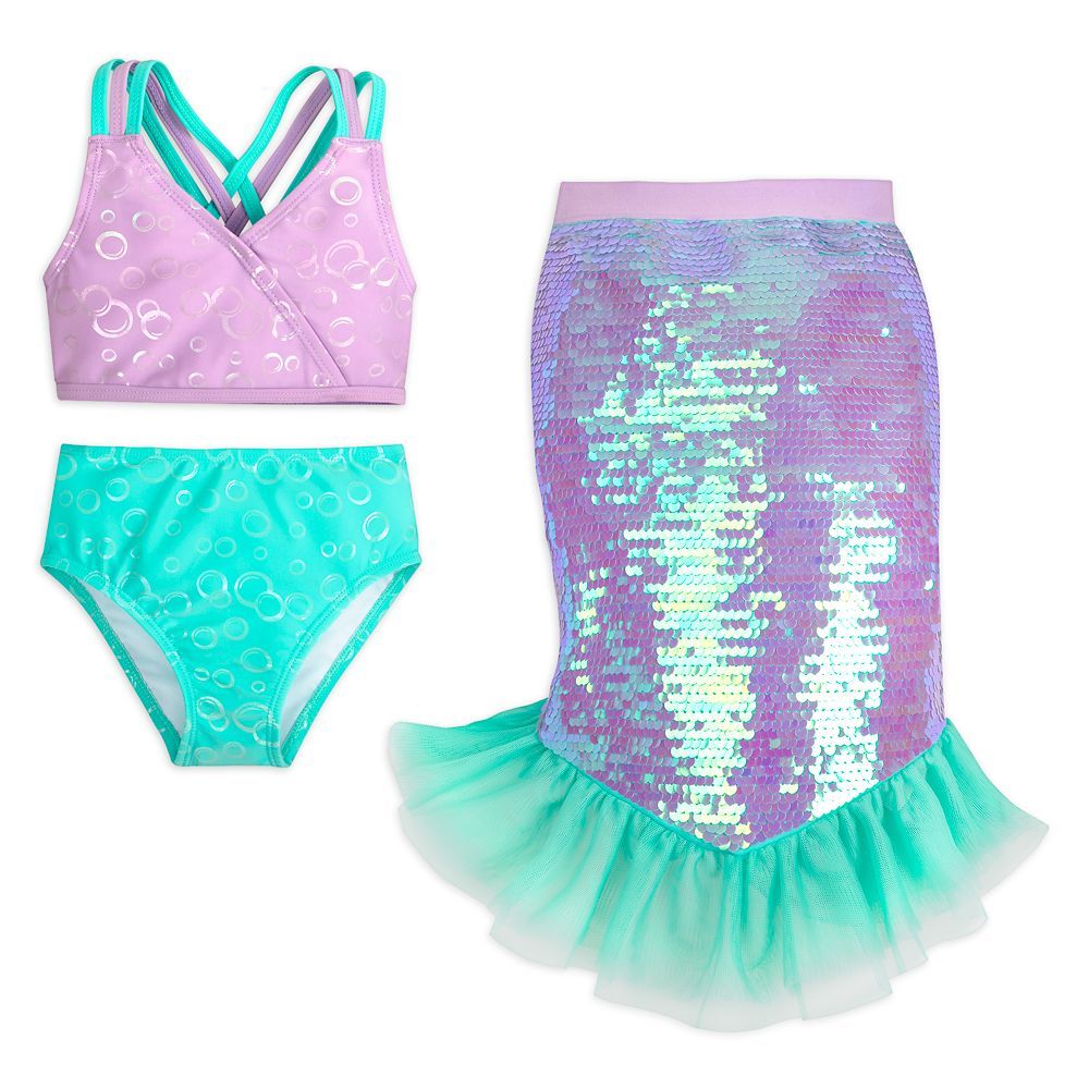 Ariel Deluxe Swimsuit Set for Girls – The Little Mermaid | Disney Store