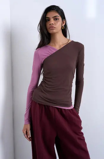 Colorblock Rib Top | Nordstrom