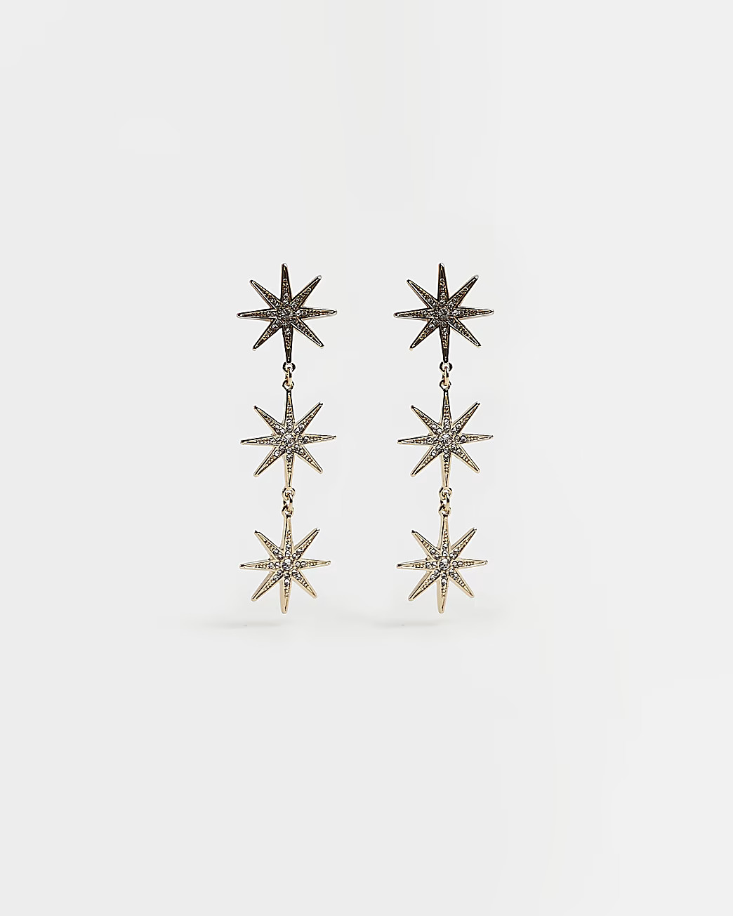 Gold star drop earrings | River Island (UK & IE)