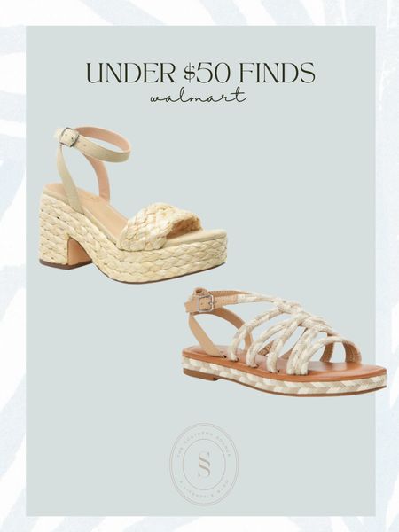 Affordable summer sandals from Walmart under $50

#LTKunder50 #LTKFind