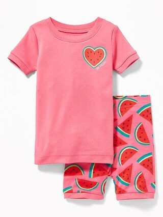 2-Piece "So Fresh" Watermelon-Graphic Sleep Set for Toddler & Baby | Old Navy US