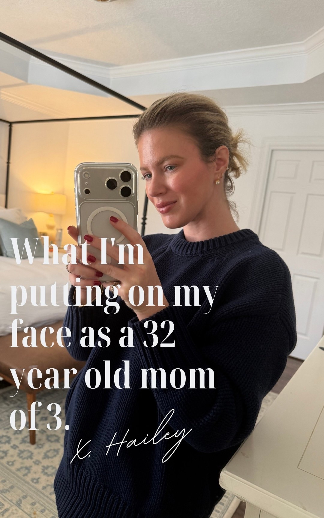 As a 30 something year old girly pop, my goal is to always combat acne, wrinkles, and sun damage. I like to look bright and clear, and this is what I've been using to accomplish my skin goals!

SkinCeuticals Blemish + Age Defense
- Reduces excess sebum production
- Improves the appearance of blotchiness, blemishes, and uneven skin tone 
- Decongests clogged pores 
- Diminishes several signs of aging 
- Ideal for acne-prone, oily, combination, and aging skin types 

SkinCeuticals Phloretin CF
- Provides advanced environmental protection by neutralizing damaging free radicals
- Improves the appearance of discoloration and overall
skin tone
- Once absorbed, this vitamin C serum remains effective for a minimum of 72 hours

SkinCeuticals HA Intensifier Multi-Glycan 
- Visibly plumps skin and improves radiance by 70%
- After 12 weeks, visibly improves facial volume, defines contours, and visibly fills fine lines by 24% 
- Delivers long lasting hydration to visibly improve skin's texture and youthful look

Phyto A+ Brightening Treatment 
- Brightens, while reducing post-blemish marks by 20% 
- Smooths, while improving rough skin texture by 19%
- Clarifies, while reducing pore-clogging surface oil by 28%
- Lightweight, gel-creme texture 
- AND I mix my Rhode Glazing Milk, this gives my skin an extra layer of hydration

Caudalie Vinoperfect Brightening Eye Cream
- Visibly reduces pigmentation 
- Keeps the undereye hydrated

U Beauty THE SCULPT Neck + Décolleté Concentrate 
- Visibly lifts + contours
- Visibly improves texture
- Helps with thin, crepey skin
- Softens the look of fine lines + wrinkles

Information overload, but this is what I do to stay as presentable as possible! X, H