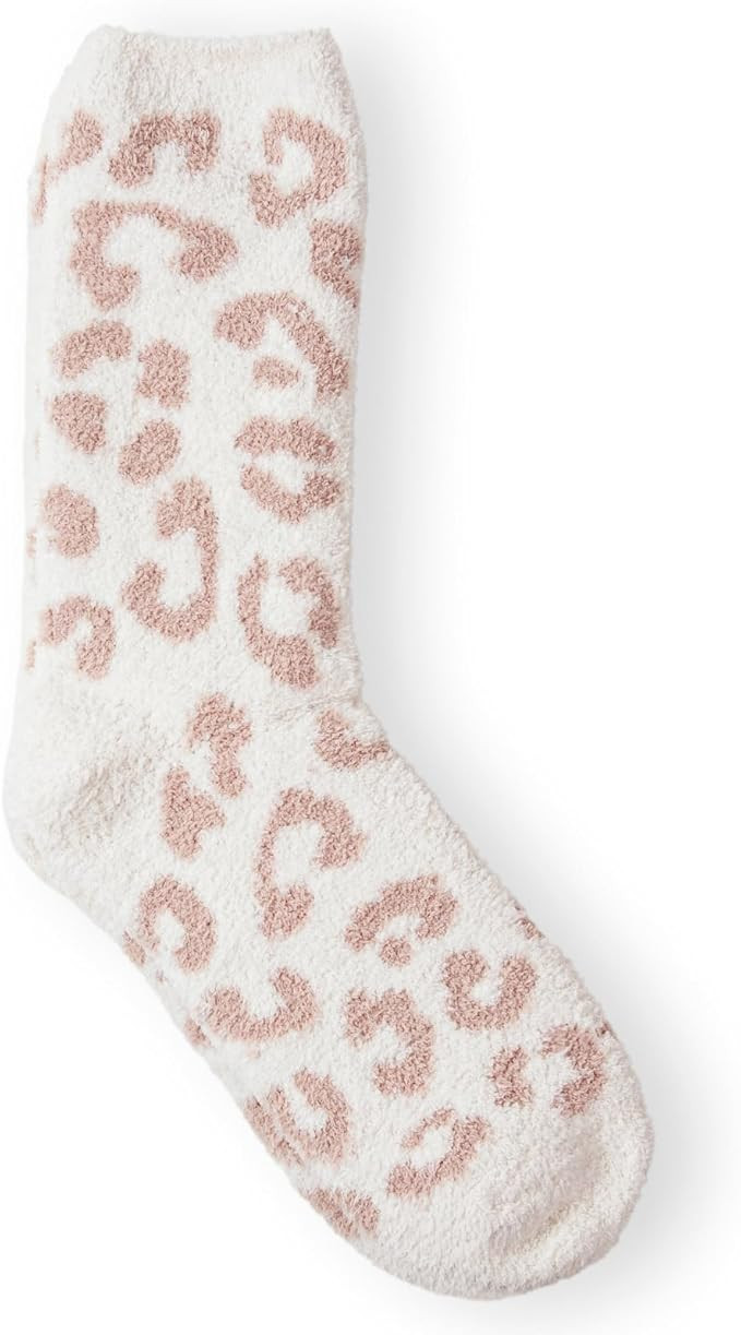 Fuzzy Socks for Women Leopard Print,Microfiber Cozy Socks Fluffy Warm Socks for Women, Luxury Gif... | Amazon (US)