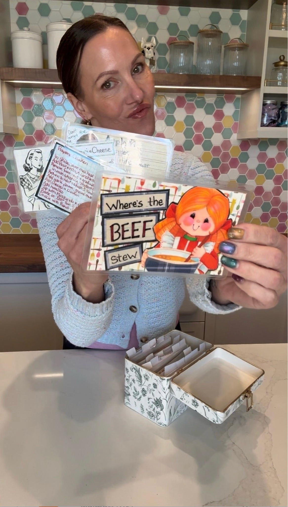 Recipe cards are so much fun to make! I totally recommend getting a laminator with 4 x 6 pouches to protect your situation… because if you’re anything like me, cooking is messy 😂

#LTKSeasonal #LTKmomlife #LTKdayinmylife
