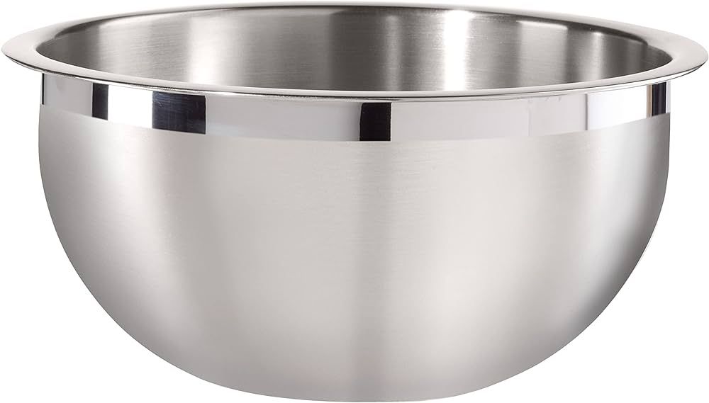 Oggi 8-Quart Two-Tone Stainless Steel Mixing Bowl, Great for Mixing, Making Dough, Dressing Salad... | Amazon (US)