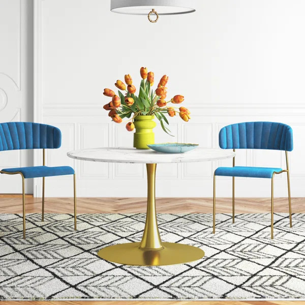 Nicole 40'' Pedestal Dining Table | Wayfair North America