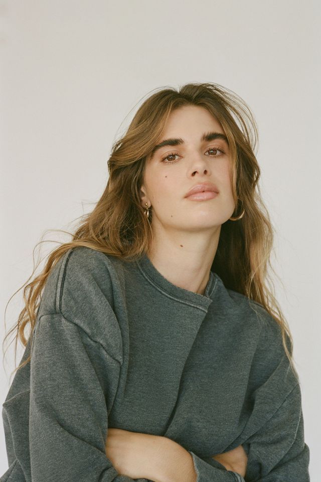BDG Ash Crew Neck Cropped Sweatshirt | Urban Outfitters (US and RoW)
