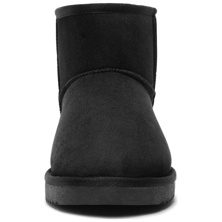 DREAM PAIRS Women's Winter Warm Snow Boots Classic Slip On Ankle Snow Boots DSB214 - Walmart.com | Walmart (US)