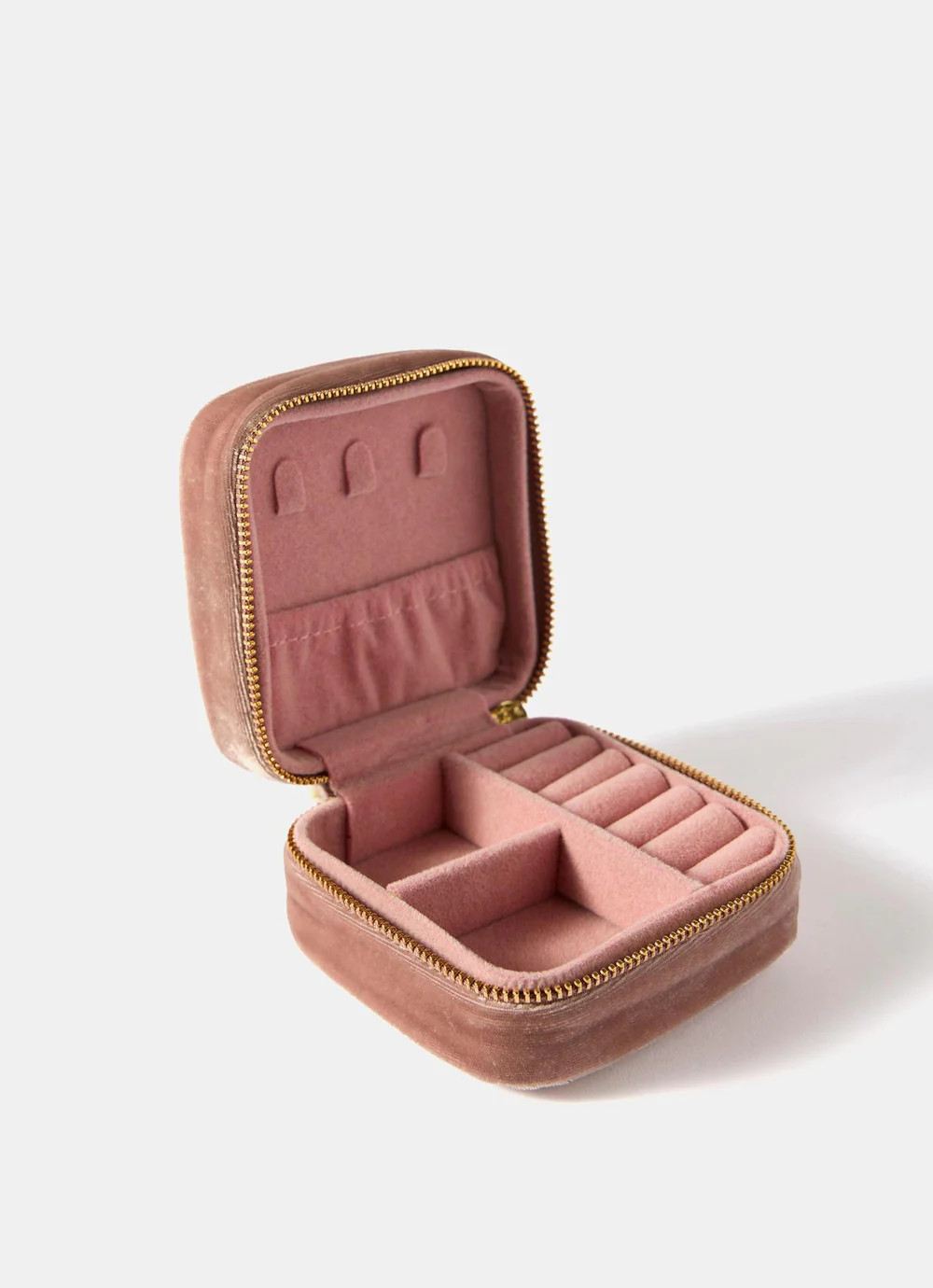 Pink Velvet Jewellery Box | Mint Velvet