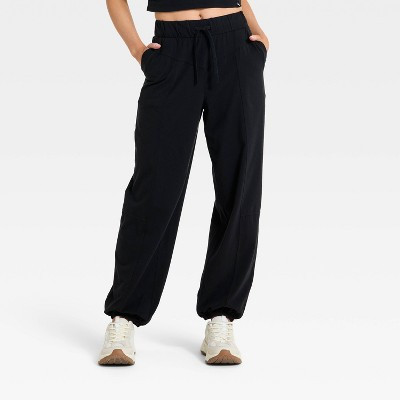 Women's Washed Jersey Jogger Pants - JoyLab™ Black XL | Target
