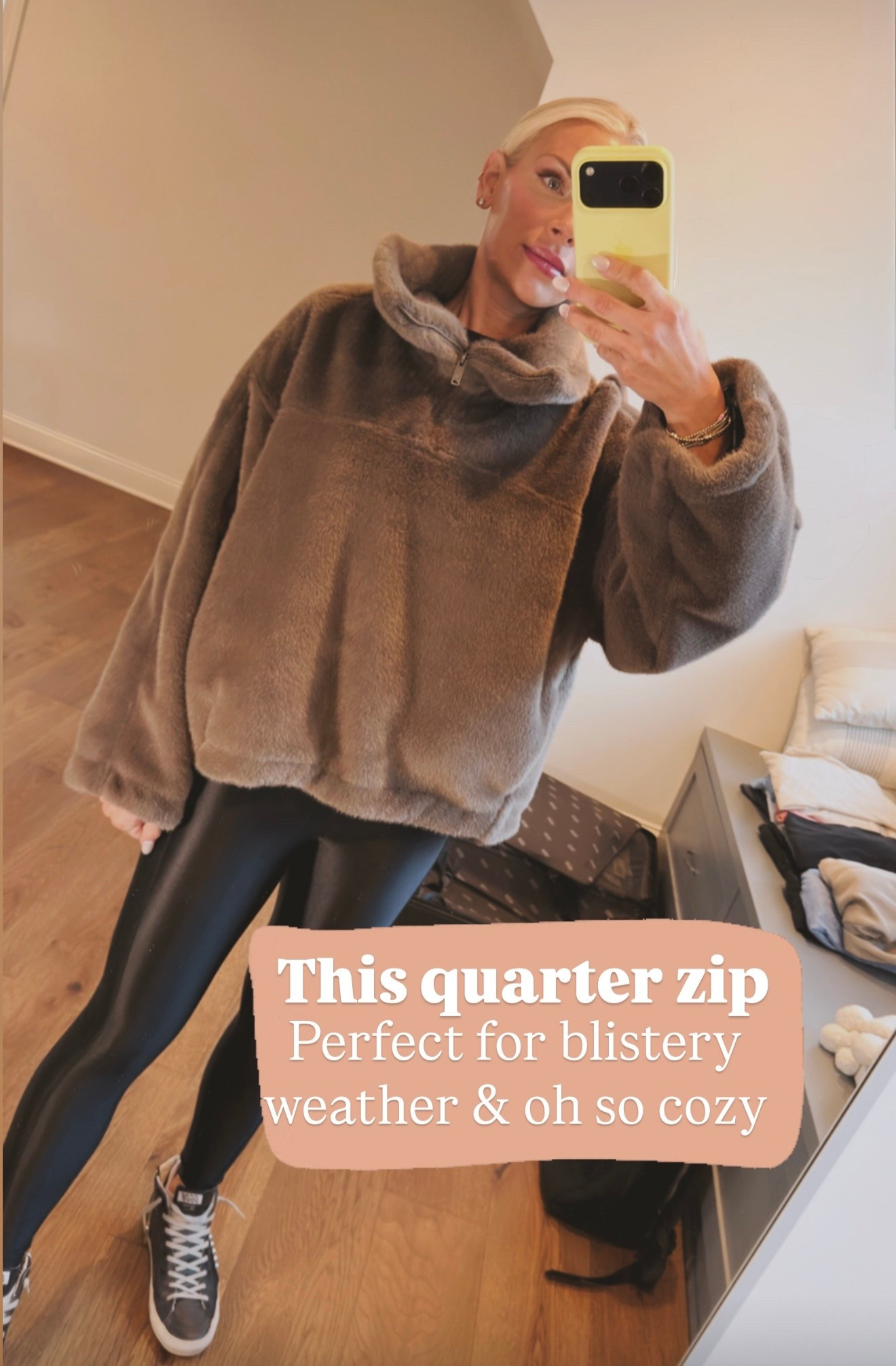 Loveee this new cozy quarter zip 

#LTKmomlife #LTKActive #LTKootd