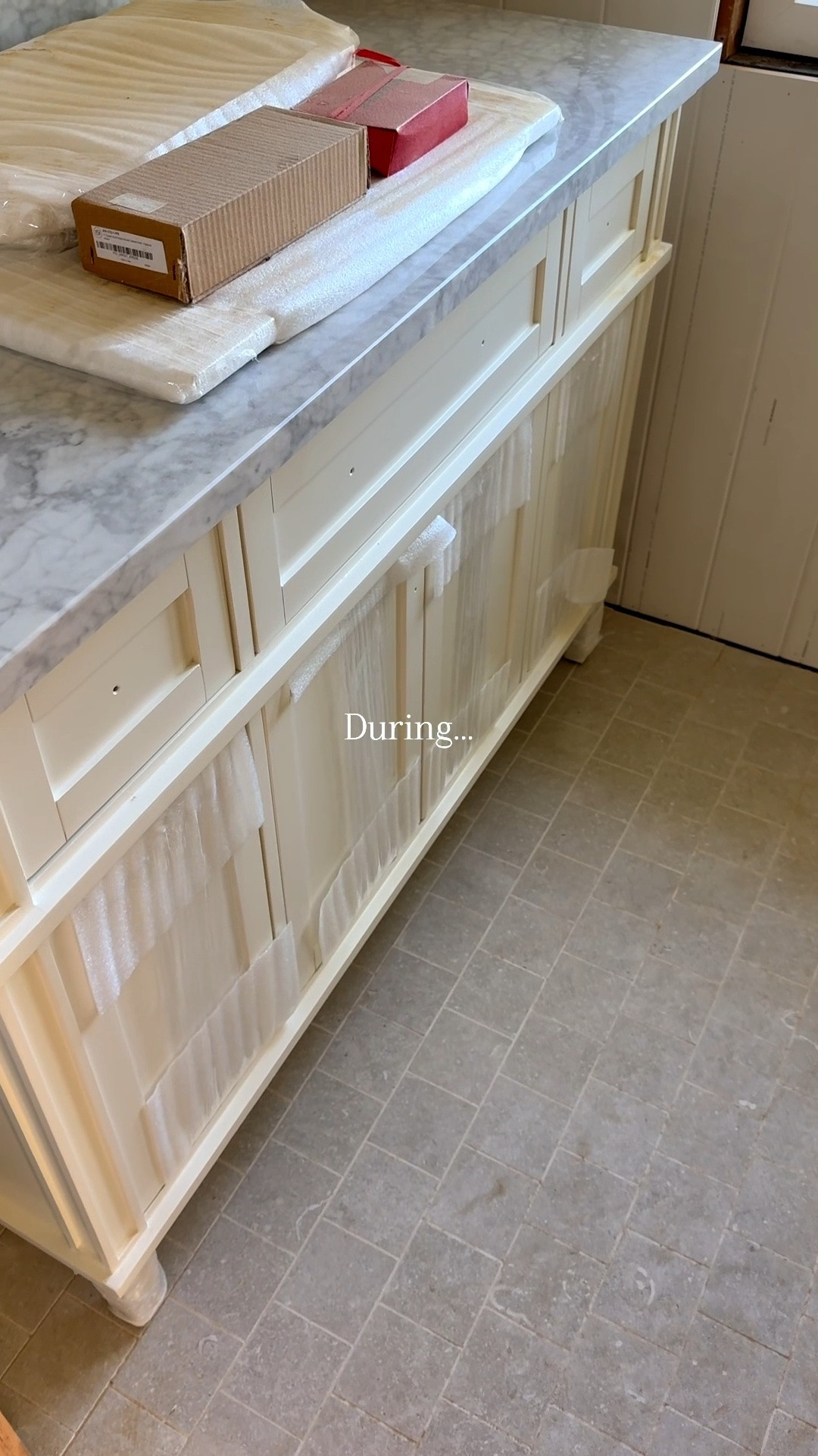 Bathroom renovation progress!
