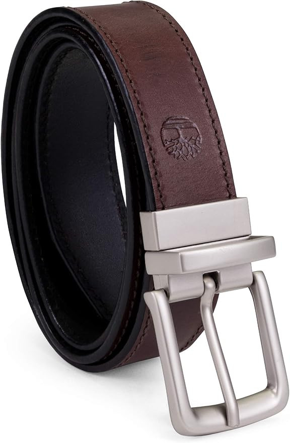 Timberland Men's 35mm Classic Leather Reversible Belt | Amazon (US)