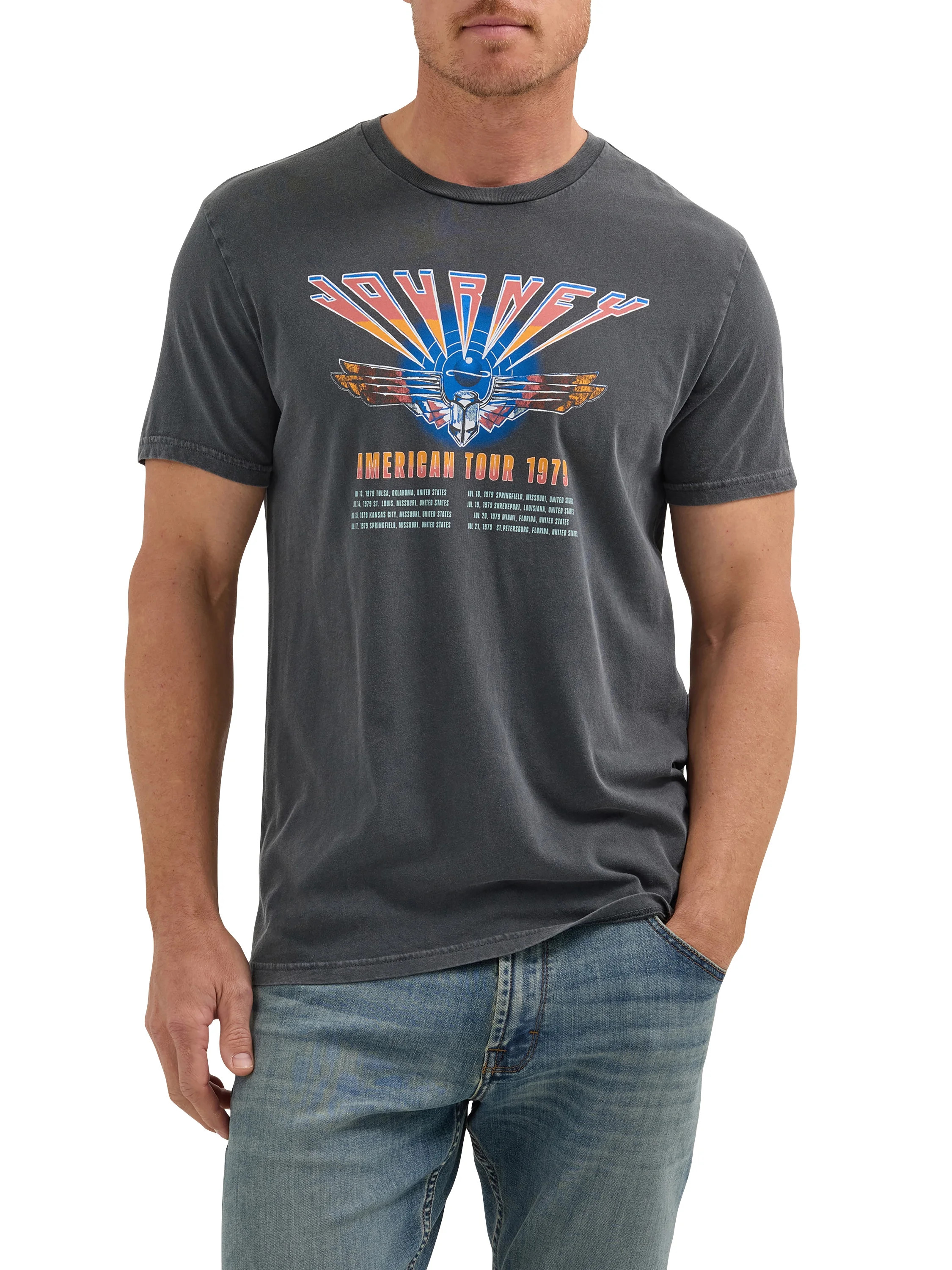 Wrangler® Men's Short Sleeve Journey Graphic Band Tee, S-3XL | Walmart (US)