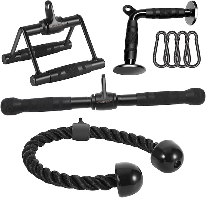 Cable Attachments for Home Gym, Made of Heavy Duty Solid Steel, LAT Pulldown Attachment, Weight M... | Amazon (US)