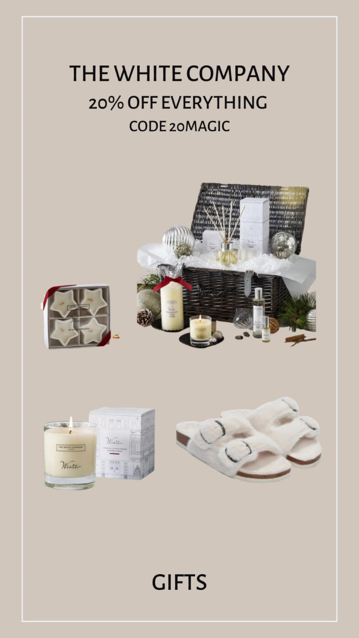 A selection of gift ideas from The White Company for Christmas presents 

#LTKeurope #LTKhome #LTKGiftGuide