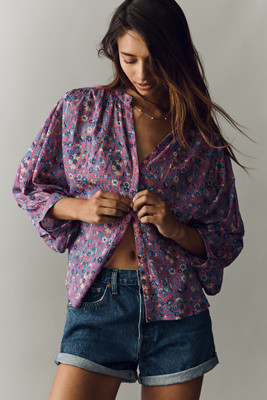 The Sidney Batwing Blouse by Pilcro | Anthropologie (US)