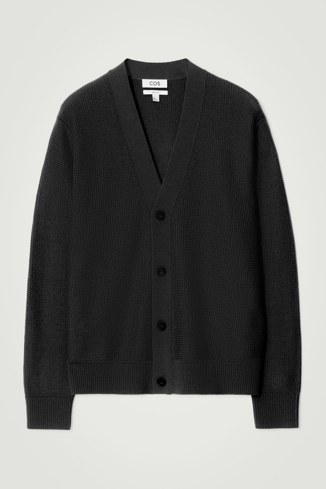 TEXTURED MERINO WOOL CARDIGAN | COS (US)