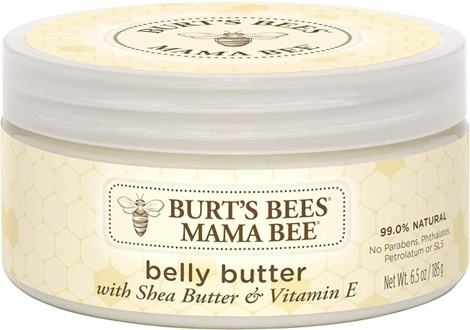 Burt's Bees Burt's Bees Mama Bee Belly Butter, Fragrance Free Lotion, 6.5 Ounce Tub, 6.5 ounces | Amazon (US)