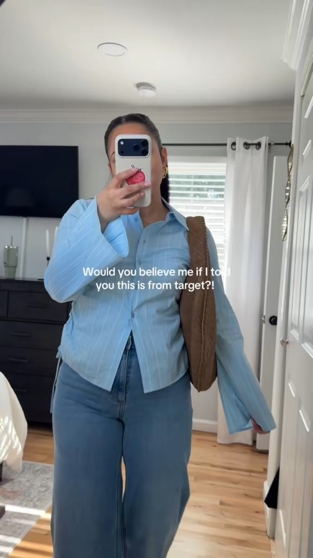 love these targetHigh-Rise Wide Leg Jeans - Universal Thread™ Medium Wash 8 they are so flattering and the button up for the spring! all from target 

Target deal target sale target fashion target style 

 #LTKgrwm #LTKootd #LTKmomlife