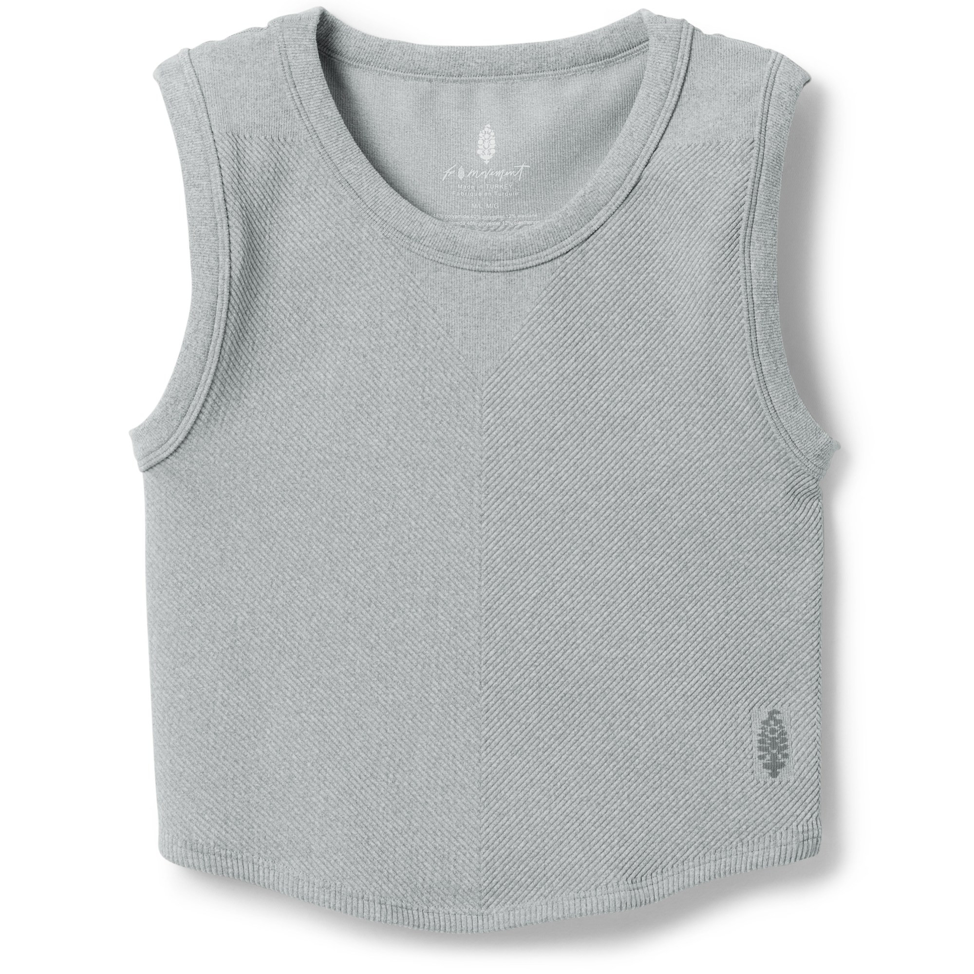 FP Movement Women's Free Throw Muscle Tank Top Gray XS/S | REI