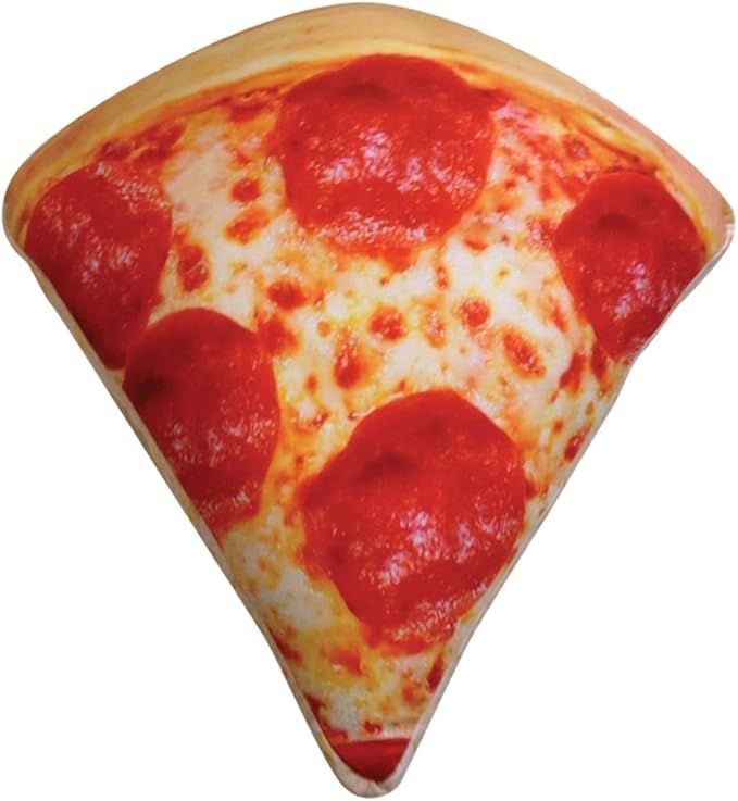 iscream Snack Shack Photoreal Pizza Slice Shaped 11" x 11" Microbead Accent Pillow | Amazon (US)