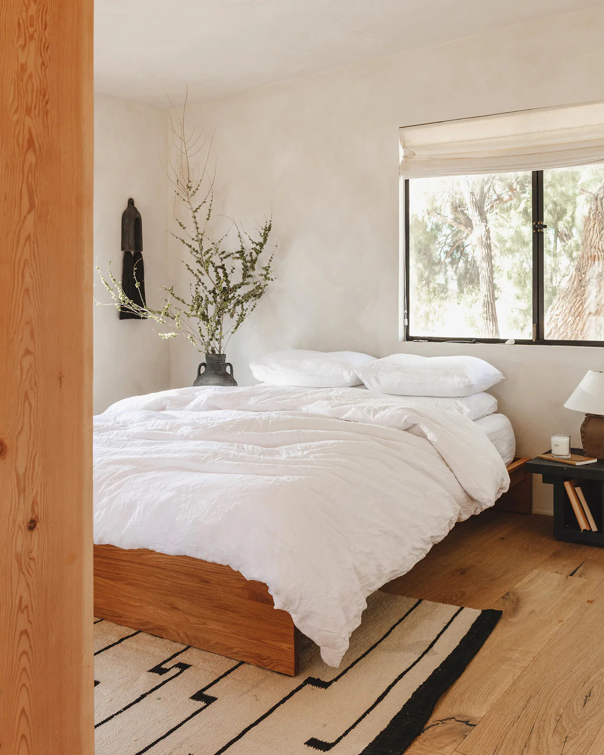 White 100% French Flax Linen Bedding Bundle | Bedthreads US
