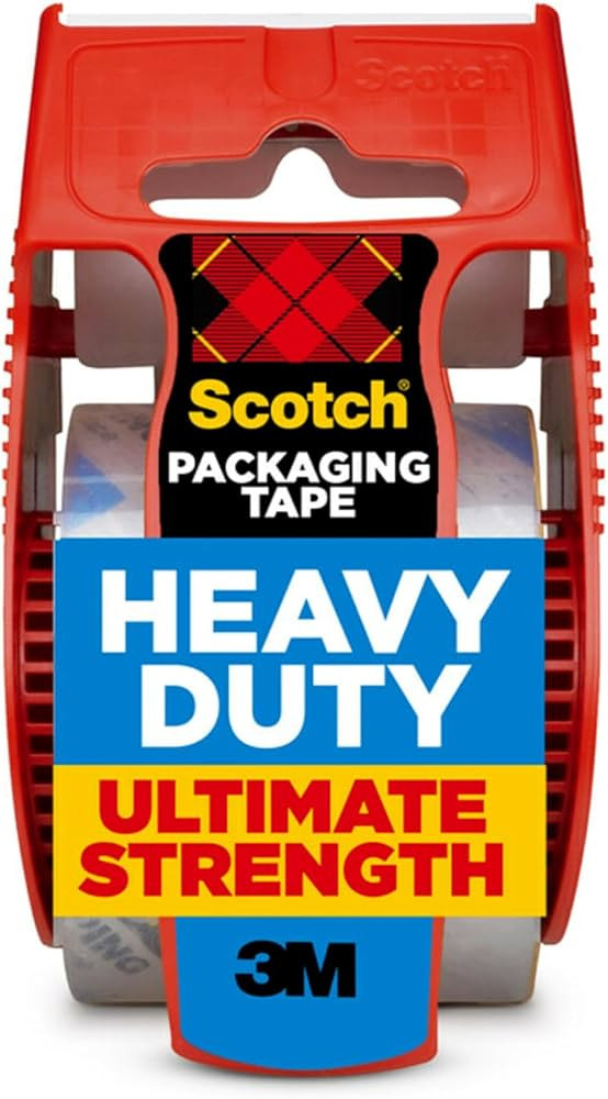 Scotch Heavy Duty Shipping and Moving Packing Tape, Clear, Packing and Moving Supplies, 1.88 in. ... | Amazon (US)