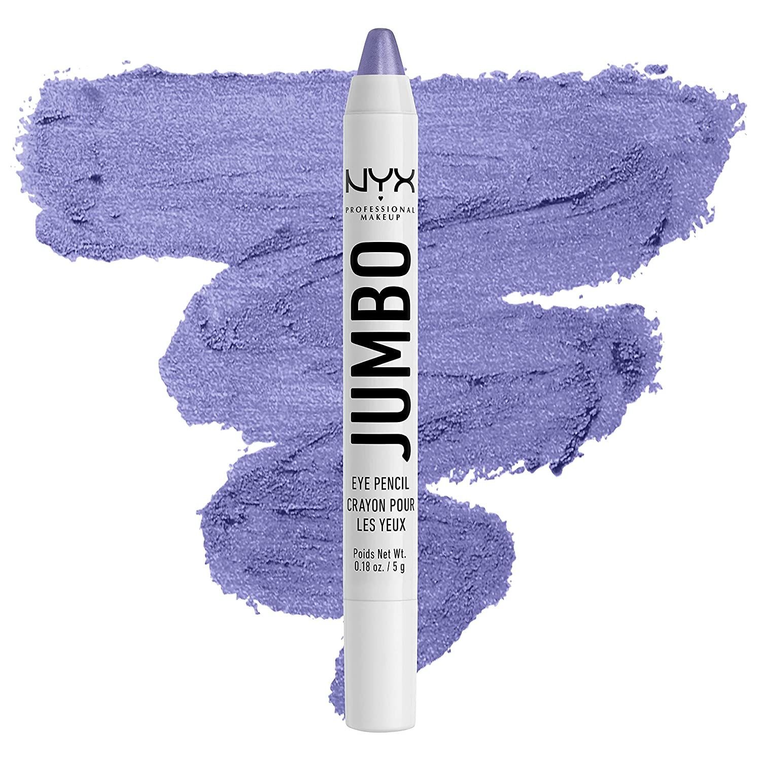 NYX PROFESSIONAL MAKEUP Jumbo Eye Pencil, Eyeshadow & Eyeliner Pencil - Donut (Lilac) | Amazon (US)