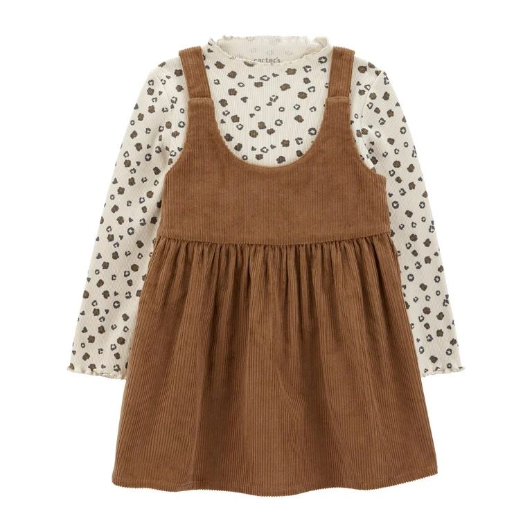 Carter's Child of Mine Toddler Girl Dress, 2-Piece, Sizes 12M-5T | Walmart (US)