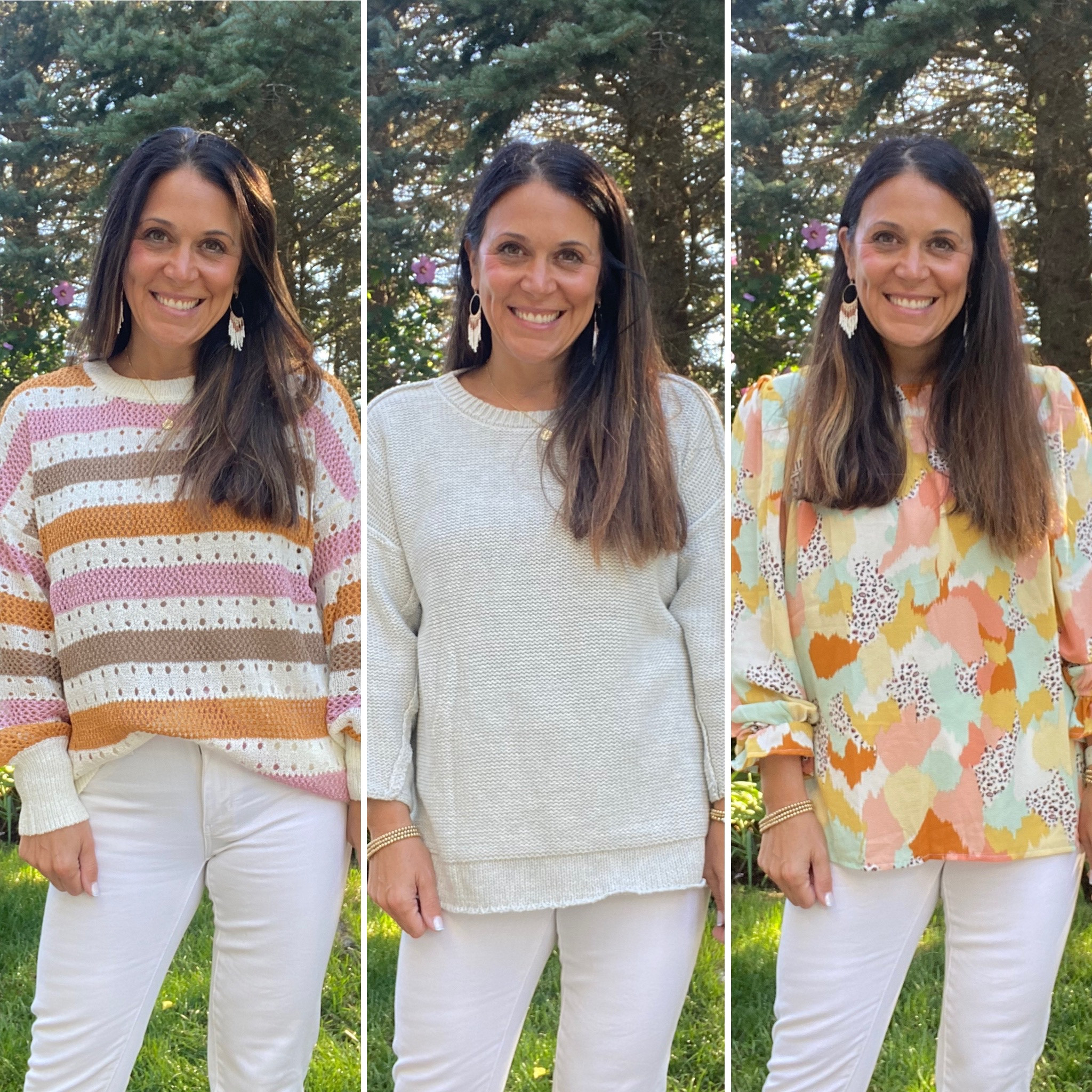 Shewin haul for the win!! 2 adorable sweaters that are perfect for cooler nights & the cutest top that will carry you straight thru the fall! 
Head to my stories for more details & be sure to use code PEARL10 to save $!


#LTKFind #LTKunder50 #LTKSeasonal