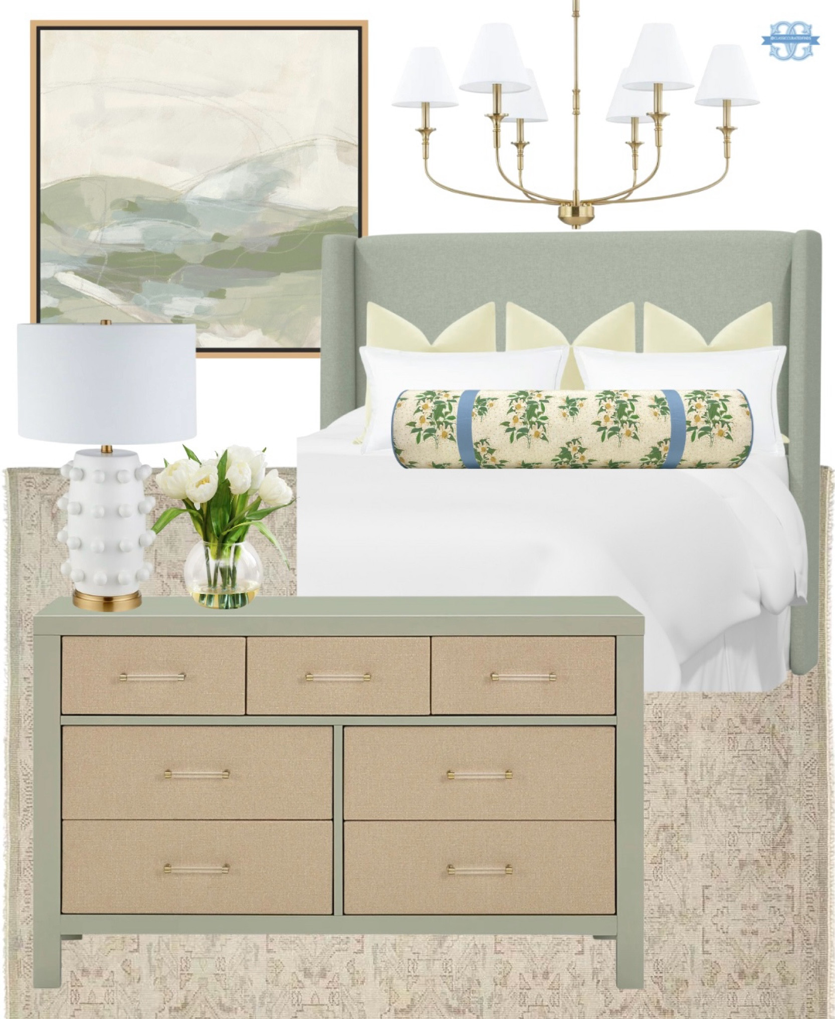 Classic green bedroom inspo 💚

Home Decor, Grandmillennial, Headboard, Dresser, Rug, Bedroom Decor, Throw Pillows, Lamp

#LTKHome
