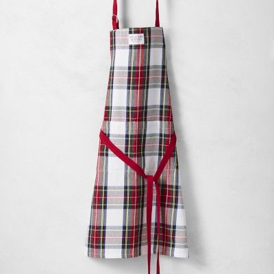 Stewart Plaid Apron | Williams Sonoma | Williams-Sonoma