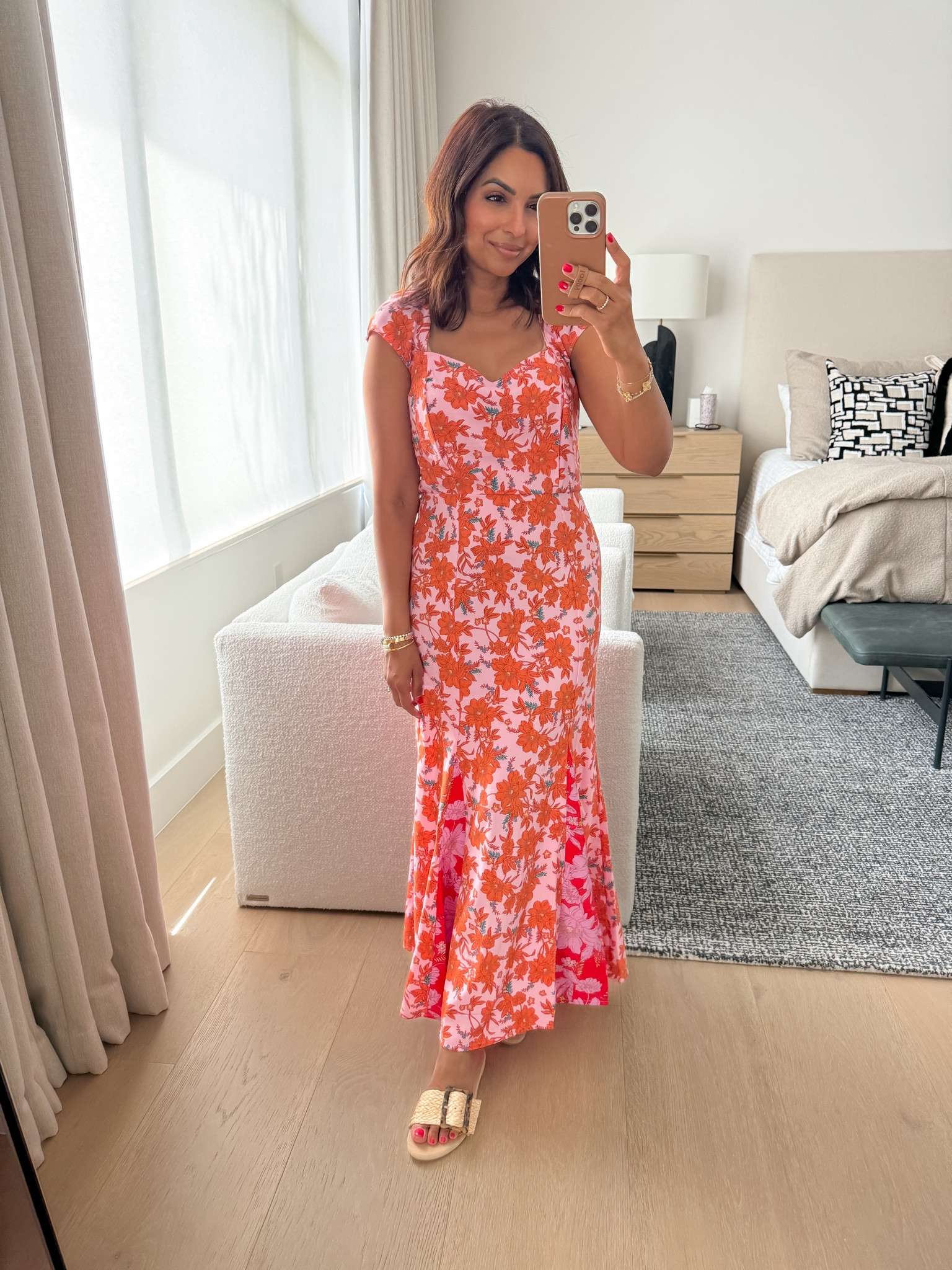 Love this @walmart floral printed maxi dress, the fit is so flattering! Runs TTS & sandals are on sale (size up if between)
#walmartpartner #walmartmusthaves

#LTKStyleTip #LTKFindsUnder50