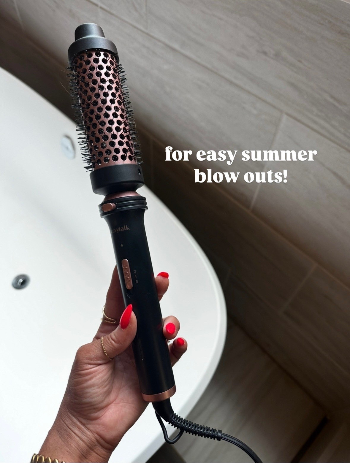 Heated round brush give you the perfect blow out look!

#LTKBeauty #LTKFindsUnder50 #LTKSeasonal