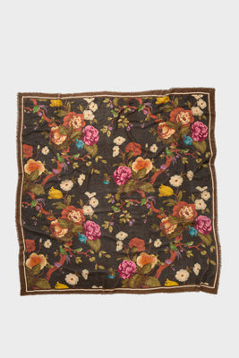 Baroque Floral Silk Cashmere Blend Large Scarf | Tuckernuck (US)