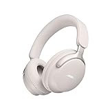 Bose QuietComfort Ultra Bluetooth Headphones, Wireless Headphones with Spatial Audio, Over Ear Noise Cancelling with Mic, Up to 24 Hours of Playtime, White Smoke | Amazon (US)