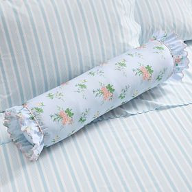 Hill House Home Blue Floral Bolster Pillow | Pottery Barn Teen