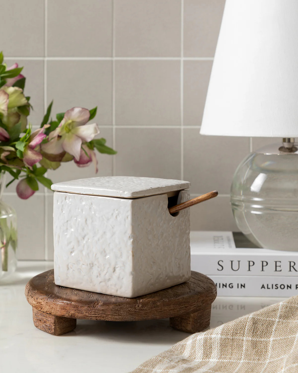 Mango Wood Carved Pedestal | McGee & Co. (US)