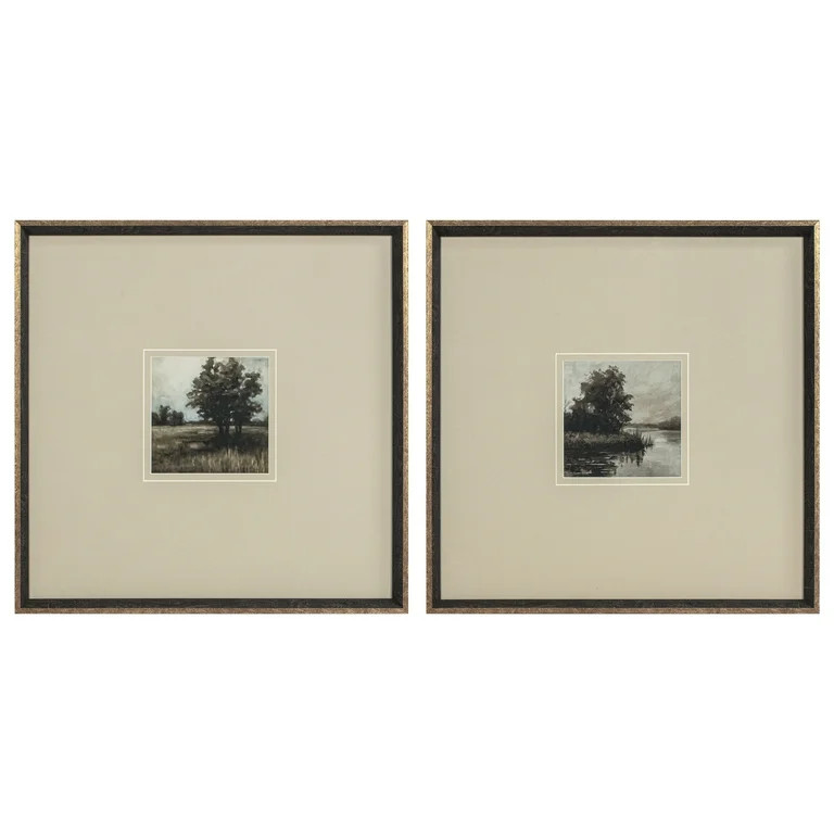 My Texas House Grassland Riverside Framed Wall Art 20x20 | Walmart (US)