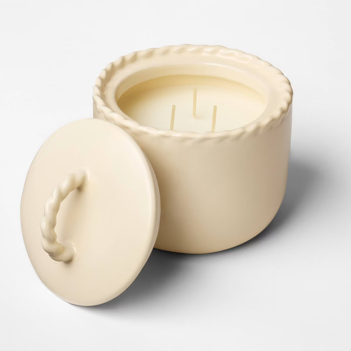 3-Wick Ceramic Jar Candle with Lid - Threshold™ designed with Studio McGee | Target