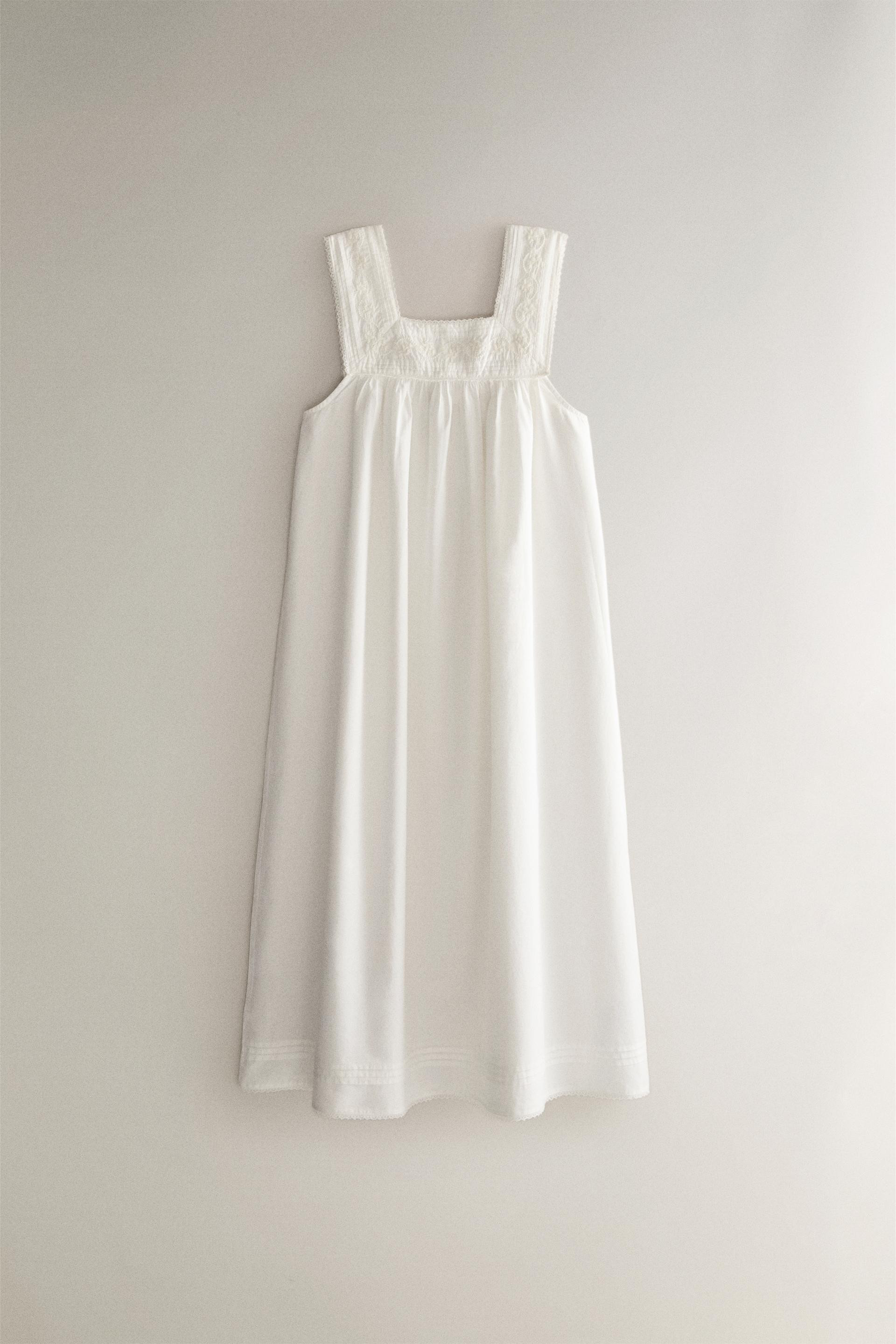 EMBROIDERED NIGHTDRESS | Zara UK