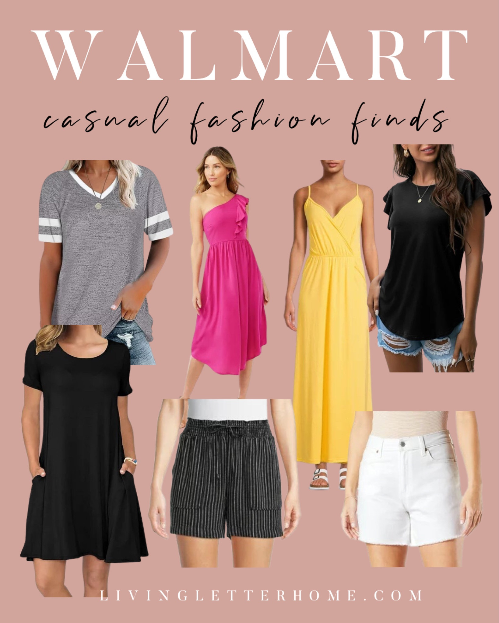 Comfy casual fashion finds for summer from Walmart! Some of my favorite affordable summer outfit finds from Walmart!

#LTKunder50 #LTKFind #LTKstyletip